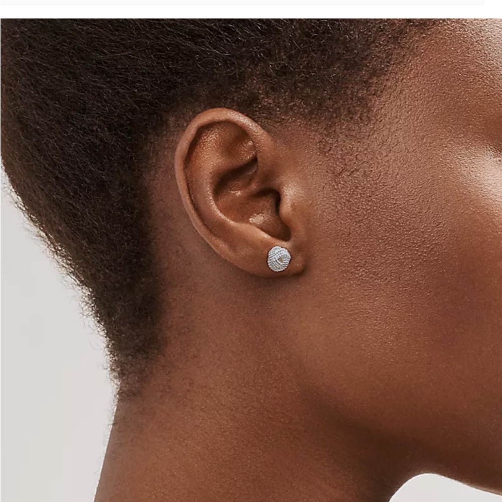 Vintage, Tiffany& Co Twist Knott Earrings - Picture 3 of 3